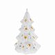 Свеча Christmas Twinkle, елочка с нанесением логотипа