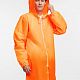 Дождевик Rainman Zip, оранжевый неон с нанесением логотипа