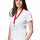 Лента для бейджа Neckband, красная с нанесением логотипа