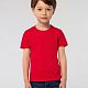 Футболка детская Pioneer Kids, красная с нанесением логотипа