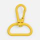 Застежка-карабин Snap Hook, L, желтая с нанесением логотипа