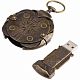 Флешка «Криптекс»® Compass Lock, 64 Гб с нанесением логотипа