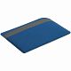 Чехол для карточек Dual, светло-синий с нанесением логотипа