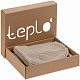 Коробка Teplo, малая, крафт с нанесением логотипа