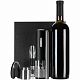Винный набор Wine Diesel, черный с нанесением логотипа