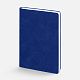 Ежедневник Urban, недатированный, ярко-синий с нанесением логотипа