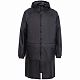 Дождевик Rainman Zip Pro, черный с нанесением логотипа
