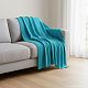 Плед Rombus, бирюзовый с нанесением логотипа