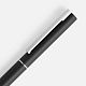 Ручка шариковая Blade Soft Touch, черная с нанесением логотипа