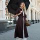 Складной зонт Dome Double с двойным куполом, черный с нанесением логотипа