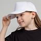 Бейсболка детская Standard Kids, белая с нанесением логотипа