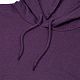Толстовка с капюшоном унисекс Hoodie, фиолетовый меланж с нанесением логотипа