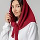 Косынка Dalia, красная с нанесением логотипа
