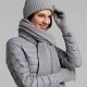 Шапка Capris, серая с нанесением логотипа
