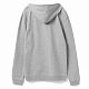 Толстовка с капюшоном унисекс Hoodie, серый меланж с нанесением логотипа