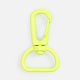 Застежка-карабин Snap Hook, M, желтый неон с нанесением логотипа