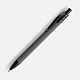Ручка шариковая Undertone Black Soft Touch, серая с нанесением логотипа