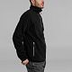 Куртка флисовая мужская Twohand, черная с нанесением логотипа