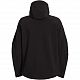 Куртка мужская Hooded Softshell черная с нанесением логотипа