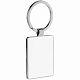Брелок White Rectangle с нанесением логотипа