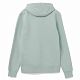 Толстовка с капюшоном унисекс Hoodie, серо-зеленая с нанесением логотипа