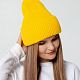 Шапка Flette, желтая с нанесением логотипа