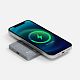 Аккумулятор с беспроводной зарядкой Sotti, 5000 мАч, серый с нанесением логотипа