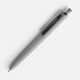 Ручка шариковая Prodir DS8 PRR-T Soft Touch, серая с нанесением логотипа