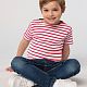 Футболка детская Miles Kids серый с желтым с нанесением логотипа