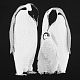 Футболка женская Like a Penguin, черная с нанесением логотипа