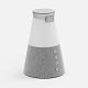 Bluetooth-колонка с беспроводной зарядкой и подсветкой Cone Sonance, серая с нанесением логотипа