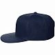 Бейсболка Snapback с прямым козырьком, темно-синяя с нанесением логотипа